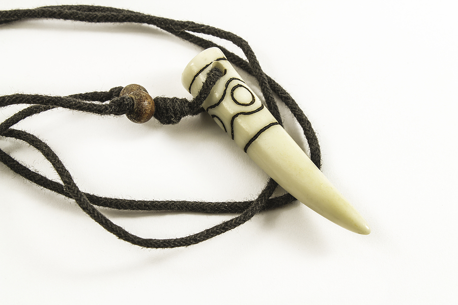 bone carving necklace